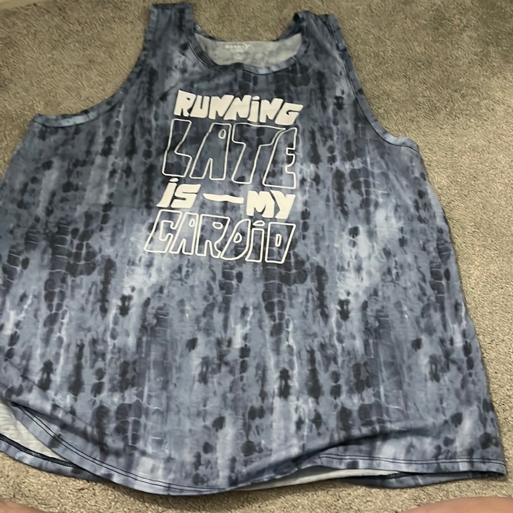 Blue tye dye tank xlarge